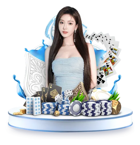 Game slot hiện đại với đồ họa 3D và các vòng quay may mắn, biểu tượng kim cương phát sáng trên nền xanh dương